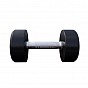 Gorilla Sports Kulaté jednoruční činky, gumové, 2 x 7,5 kg