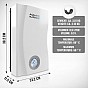 AQUAMARIN Elektronický průtokový ohřívač 24 kW, plast