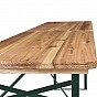 Pivní set 220 cm z jedlového dřeva, skládací, nosnost 250 kg