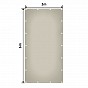 JAGO Plachta 650 g/m², hliníková oka, šedá, 3 x 6 m