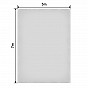 JAGO Plachta 650 g/m², hliníková oka, bílá, 5 x 7 m
