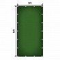 JAGO Plachta 650 g/m², hliníková oka, zelená, 3 x 6 m
