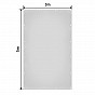 JAGO Plachta 650 g/m², hliníková oka, bílá, 3 x 5 m