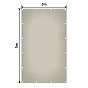 JAGO Plachta 650 g/m², hliníková oka, šedá, 3 x 5 m