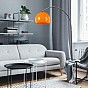 Jago Stojací oblouková lampa oranžová, 130 - 180 cm
