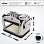 Leopet Přepravní box pro psy XXXL, 102 x 69 x 69 cm, šedý