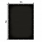 JAGO Plachta 650 g/m², hliníková oka, černá, 5 x 7 m