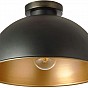Stropní světlo se stínidlem, černé 60 W, 230 V