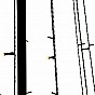 Vánoční dekorace, světelná pyramida 240 cm, teple bílá