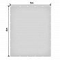 JAGO Plachta 650 g/m², hliníková oka, bílá, 5 x 6 m