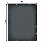 JAGO Plachta 650 g/m², hliníková oka, antracit, 4 x 5 m