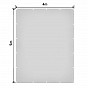 JAGO Plachta 650 g/m², hliníková oka, bílá, 4 x 5 m