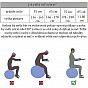 Gymnastický míč MOVIT s pumpou - 75 cm - stříbrný