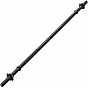 MOVIT® 140cm posilovací činka, černá, hvězdicový uzávěr