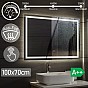 Aquamarin Koupelnové zrcadlo s LED osvětlením, 100 x 70 cm