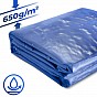JAGO Plachta 650 g/m², hliníková oka, modrá, 4 x 8 m