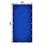 JAGO Plachta 650 g/m², hliníková oka, modrá, 3 x 6 m