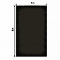 JAGO Plachta 650 g/m², hliníková oka, černá, 5 x 8 m