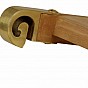 Zahradní dřevěné lehátko DIVERO Florentine + polstrování