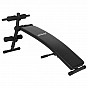 Physionics Šikmá posilovací lavice, 131x56x72 cm, černá