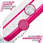 Physionics Airtrack nafukovací žíněnka, 8 m, růžová