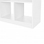 VASAGLE bílá knihovna s přihrádkami 97,5×30×100 cm
