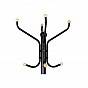 SONGMICS kovový věšák 182 cm, černý