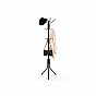 SONGMICS kovový věšák 182 cm, černý