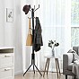 SONGMICS kovový věšák 182 cm, černý