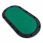 GamesPlanet® Poker podložka, 208 x 106 x 3 cm, zelená