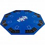 GamesPlanet® Skládací pokerová podložka, modrá