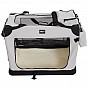 Leopet Přepravní box pro psy M, 60 x 42 x 42 cm, šedý