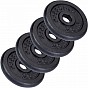 SCSports Sada litinových kotoučů, 4 x 2,5 kg