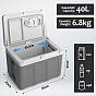 Termobox 40L s funkcí chlazení a ohřevu, antracit
