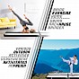 Physionics Airtrack nafukovací žíněnka, 5 m, černá