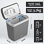 Termobox 20L s funkcí chlazení a ohřevu, antracit