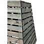 Dřevěný kompostér 800 L pyramida - česká výroba, zelený
