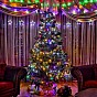 VOLTRONIC Vánoční řetěz 10 m, 100 LED, barevný, na baterie