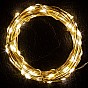VOLTRONIC Sada 2 kusů světelných drátů 100 LED, teple bílá