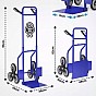 Schodišťový rudl, 3-kolový, hliníkový vozík, nosnost 200 kg