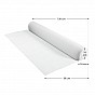 Dětská nafukovací zábrana Louana 130 cm, bílá