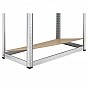 Kovový regál Easy 2 ks 160x80x40 cm, 4 police, nosnost 640kg