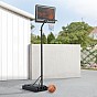 Basketbalový koš s nastavitelnou výškou pro venkovní použití