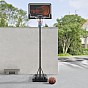 Basketbalový koš s nastavitelnou výškou pro venkovní použití
