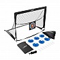 Sada skládacích fotbalových branek Goal Master 2 ks – černá