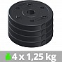 ScSPORTS Sada zátěžových kotoučů, 4 x 1,25 kg