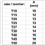 Sada klíčů TORX "T", 9 ks