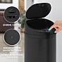 Jago automatický odpadkový koš, 50 L, černý