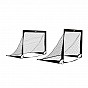 Sada 2 pop-up fotbalových branek 120 × 90 cm, černá