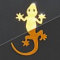Samolepící dekorace Gecko - žlutá